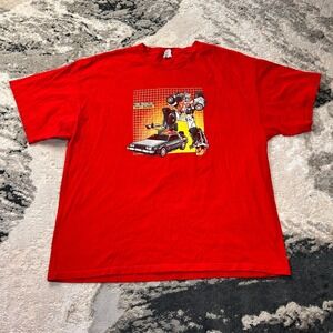 Alstyle Apparel & Activewear Time Traveller Marty McPrime Car Sz 2XL Y2K Promo